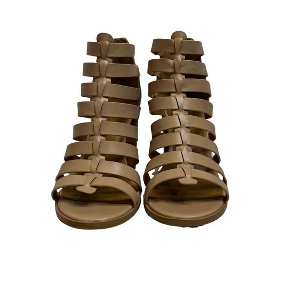 Dolce Vita nude baily block heel caged sandals size 10 - Picture 4 of 16